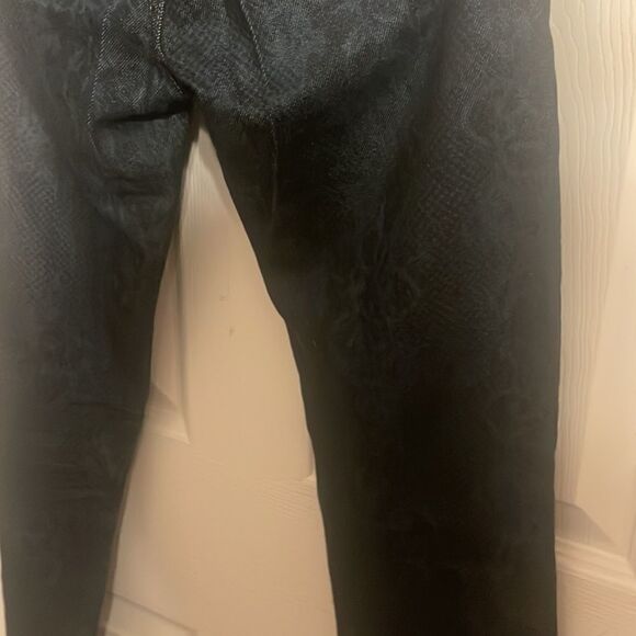 HUDSON Skinny jeans blue with black print size 26 - Picture 10 of 10